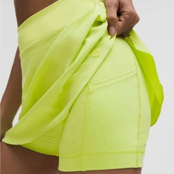 Lululemon SET Lightweight High Rise Tennis Skirt + Wunder Strappy Bra Sour Grape - Picture 5 of 14